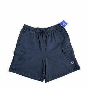Champion Men's Cargo Shorts 8" Power Blend Black Large NEW WITH TAGS